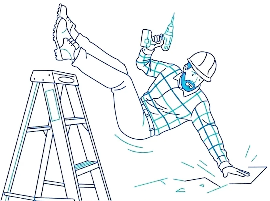 Ilustración: otros accidentes con lesiones